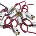 uxcell 10pcs BA9S LED Bulb Car Vehicle Door Dome Panel Light Socket Holder Connector