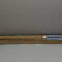 Stockton 48-86 Inch Adjustable Curtain Rod Set, 5/8 Inch Diameter in Walnut