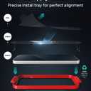 ZAGG Glass+ Screen Protector for iPhone 16 Pro Max 3X Stronger Tempered Glass with Reinforced Edges, Scratch & Smudge Resistant, InvisibleShield, Easy Installation