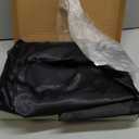 P Pothuiny 5 Pieces Satin Duvet Cover King Size Set, Luxury Silky Like Black Duvet Cover Bedding Set with Zipper Closure, 1 Duvet Cover + 4 Pillow Cases (No Comforter)