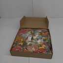 Fall Wreaths for Front Door Outside 24 Inch Autumn Wreath with Red Maple Leaves, White Pumpkins,Yellow Wildflowers, Pinecones&BerriesThanksgiving Farmhouse Door Decor for Indoor Outdoor Use