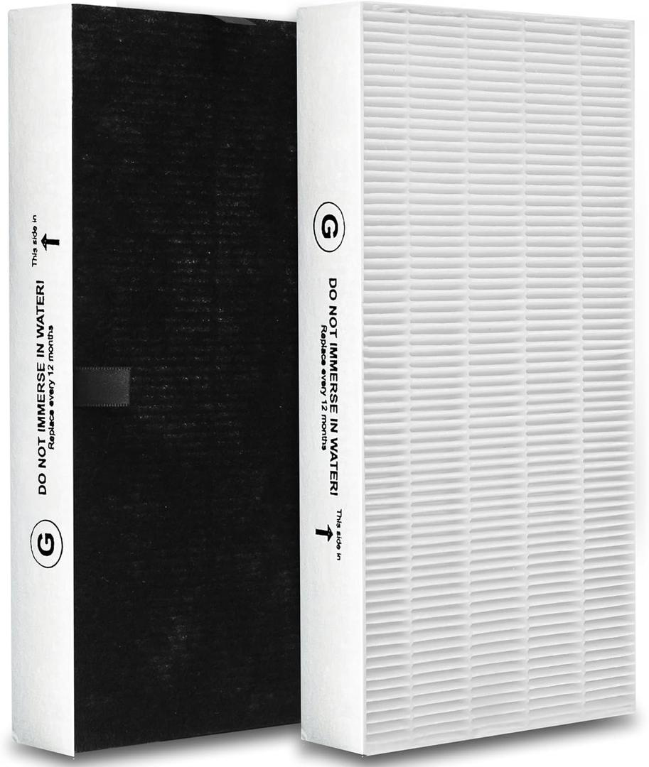 2-pack G Replacement Filter Compatible with Honeywell HEPA Clean Air Purifiers HPA020(B) HPA030(B) & HPA075 HPA080 and HPA175 HPA180 Series, HRF-G1/HRF-G2 Air Filter For Allergies Wildfire Pollen