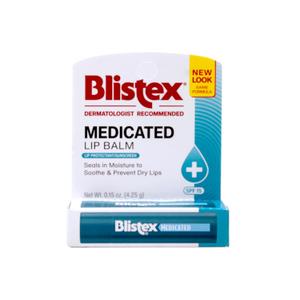 Blistex Medicated Lip Balm, SPF 15, .15 oz (Pack of 12)