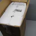 25" Table Lamps Set of 2 - Modern Bedside Lamps for Living Room - White Washed Ceramic Nightstand Lamps for Bedroom