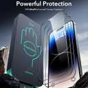 ESR 3 Pack 9H+ Glass for iPhone 14 Pro Max Screen Protector, [Military Grade Shatterproof & Longest Durable] Armorite Full Coverage Tempered Glass with UltraFit Tray