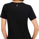 Spyder Women's Mountain Range Graphic Short Sleeve Tee T-Shirt (Black, S)