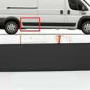 for RAM PROMASTER 2019-2025 Right Passenger Side Trim MOLDING Cover Black (Quarter Panel Long Wheel Base)