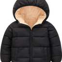 BFUSTYLE Toddler Winter Coats Hooded Infants Fleece Jacket Thickened Jacket for Baby Girls Boys 1-5T