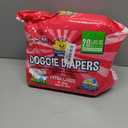 Bodhi Dog Disposable Female Dog Diapers - Super Absorbent Dog Diapers for Female Heat Cycle - Adjustable Fit Pee Wraps for Potty Training, Moisture Control & Wetness Indicator - Extra Large (20 Count)