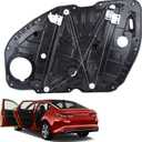 Front Left Driver Side Power Window Regulator with Panel w/o Motor Compatible for 2016-2021 KIA Optima 82471-D4000