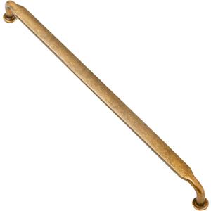 Alzassbg 6 Pack Antique Brass Cabinet Handles, 11-1/3 Inch(288mm) Hole Centers Arch Modern Cabinet Pulls Kitchen Cabinets Hardware for Cabinets and Drawers AL3503AB