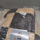 LIVEBOX Checkered Round Rug 6 Ft Washable Area Rug for Playroom, Kids Non-Slip Neutral Classic Circle Rug Geometric Large Carpet Soft Boys Rug for Classroom Dorm Bedroom(Black,180R)