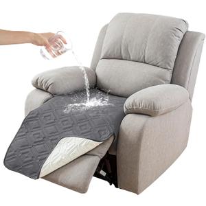 Genina 100% Waterproof Recliner Chair Covers, Anti-Slip Recliner Cover Dog Couch Cover Furniture Protector, Reclining Sofa Slipcover for Pets Dogs, 1 Piece (Dark Gray, Recliner) (Recliner (1 Piece 23.6x39.3 Inch))