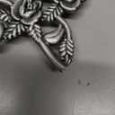 Desktop Mirror Embossed Rose Double Sided Zinc Alloy Mirror Makeup Vanity Mirror