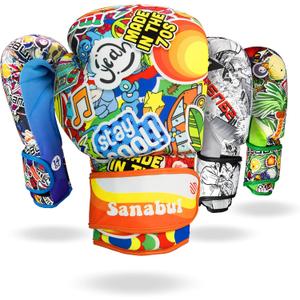 Sticker Bomb Adult Boxing Gloves (12 OZ)