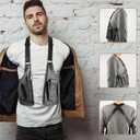 Double Shoulder Armpit Bag for Men, Anti-Theft Hidden Adjustable Strap Holster, Water Resistant Crossbody Pack