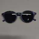 ZENOTTIC Polarized Round Sunglasses, Stylish Sunglasses for Men and Women Retro Classic, Multi-Style Selection (Demi Blue/Grey)