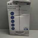 Cordless Electric Spin Mop, Electric Floor Cleaner with Water Sprayer & LED Headlight, 50mins Working Time, 290ml Water Tank, Adjustable Tube, Self-Propelled Multi-Surfaces Floor Mop for Home Cleaning