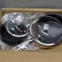 GreenPan Prime Chatham 1QT & 2QT Saucepan Pot Set with Glass Lids, Hard Anodized Diamond Infused Ceramic Nonstick, PFAS-Free, Dishwasher Safe, Oven Safe, Multipurpose Chefs Pan, Stay-Cool Handle,Black