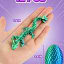 12PACK 3D Printed Dragon Eggs, Easter Basket Stuffers for Children and Teens, Unique Easter Toys & Gifts for Boys, Mini Articulated Dragon Toys for Kids.