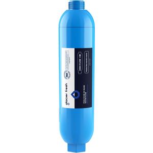 GLACIER FRESH Garden Hose End Pre-Filter for Swimming Pool, Hot Tubs, Spa, Inflatable Pool, Ponds, Greatly Reduces Bad Taste, Odors, Chlorin and Sediment, up to 8,000 Gallons, 1 Pack (Blue)