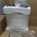 23.75" Modern Green Ceramic Table Lamp Set of 2 for Living Room, Farmhouse Bedside Nightstand Lamp for Bedroom Home Office Dorm