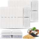 Cat Water Fountain Filter, 12 Pack Pet Water Fountain Filter Replacement with Coconut Activated Carbon Filter Compatible with furrybaby 64oz/2L Cat Water Fountain