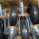 Besitu 8 inches Scaffolding Wheels 1-3/8" Solid Round Stem Caster with Dual Locking Brakes 1100LBS Capacity Per Wheel Commercial Scaffolding Accessories