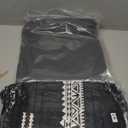 MaiRve Embroidery Comforter Set, Boho Farmhouse Western Bedding Set, All Season Bed in A Bag Comforter Set with Sheets, Pillowcases & Shams, Black California King 7 Pieces