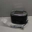 MUELLER HOME Retro Toaster 2 Slice, 7 Browning Levels, 3 Functions (Reheat, Defrost, Cancel), Stainless Steel Features, Removable Crumb Tray, Under Base Cord Storage, Black