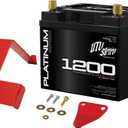 UTV Stereo Can Am X3 Big Battery Kit w/ UTVS1200 UTV Stereo Platinum Series AGM Battery For Can-Am Maverick X3