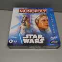 Monopoly Hasbro Gaming Star Wars Light Side Edition Board Game for Families and Kids Ages 8 and Up, Star Wars Jedi Game for 2-6 Players, Medium