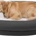 Waterproof Dog Beds for L Washable Sofa Pet Bed with Removable Cover & Non-Slip Bottom