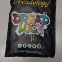 DAIXI 0.4cm and 0.6 0.8cm Thickness Options 6-18 Inch 70 Strands 100% Real Human Hair Dreadlock Extensions for Man/Women Handmade Permanent loc Extensions Bundles Can Be Dyed Bleached Curled Twisted