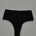 Thong Shapewear for Women Tummy Control Underwear Girdle Seamless Body Shaper High Waist Shaping Panties (X-Large, Black)