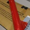 100 ftx34 in Extra Wide Red Cellophane Wrap, Translucent Festive Red Cellophane Wrapping Paper for Gift Baskets, Colored Cellophane Wrap Roll for Treats, Cookies, Holiday, Christmas Decoration