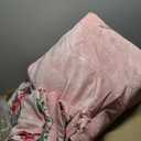 Betsey Johnson - Comforter Set, Luxuriously Soft Bedding with Matching Shams, Chic Bedding Set, Oeko-Tex Certified (Velvet Solid Pink, King)