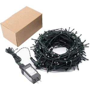 Generic LED Battery Operated String Lights with 8 Modes Remote Timer Outdoor Waterproof Warm White Copper Wire Twinkle Lights for Bedroom, Dorm, Patio, Christmas, Party, Indoor, Black