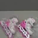 Adjustable Inline Skates for Kids & Beginners - 4-Size Extension Youth Roller Skates with Light-Up Wheels for Boys & Girls, Outdoor Sports Equipment Size s