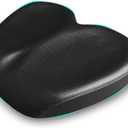 Comfortable Bicycle Saddle for Exercise and Road Bicycle Oversized Comfort Seat for Stationary Extra Wide Replacement Padded Bike Saddle Cushion for Women and Men