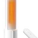 Space Heaters for Indoor Use - Portable Tower Heater with Humidifier, Remote, Adjustable Thermostat, 3 Heat Modes, Multiple Safety Protection, 12H Timer, Quiet Electric Heater for Bedroom