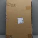 RV Murts Trailer Window 30"x15", Tempered Glass with Screen & Trim Kit, 1-1/2" Wall Fit for Teardrop Camper, Cargo, Travel Motorhome, Horizontal Slide.(Aluminum, Shatterproof, Cold Insulation)