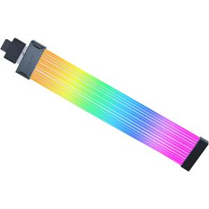 Lian Li Strimer Wireless 16 Pin (PW16-121W) - Addressable RGB Power Extension Cable - 2.4 GHz Wireless Control with 370mm; 14.56 Inch Length - LED Strip - Wireless Controller NOT Included & Required