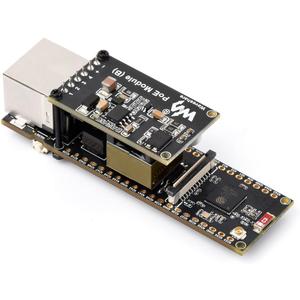 Waveshare ESP32-S3 ETH Development Board, 10/100Mbps RJ45 Ethernet Port, Wi-Fi & BT Support, 240MHz Dual Core Processor, Onboard Type-C Port and TF Card Slot, PoE Module