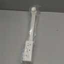 Adjustable Power Strip Tower, 26.4-inch Height, 360° Rotating Surge Protector with Multiple Outlets, White (American Standard - Square)