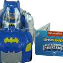 Fisher Price Little People DC Super Friends, Imaginext DC Superhero Toys, Creative, Educational Toys, Batman and Batmobile Set, Make Story Telling Times More Exciting