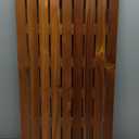 Utoplike Wood Bath Mats for Bathroom, 24x24 Shower Mat Anti Slip, Wooden Floor Mat Large, Spa Home, Indoor or Outdoor Use