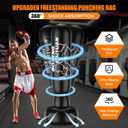 BaiYuan Inflatable Freestanding Punching Bag with Stand, 70"