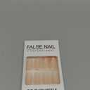 Press on Nails Fake Nails Stick on Acrylic Nail Glue on False Medium Almond Nail for Women Gradient Nude Ombre