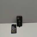 for iPhone 15 Leather Case with Stand, Anti-Slip Grip Ring, Fits for MagSafe (Black, iPhone 15)